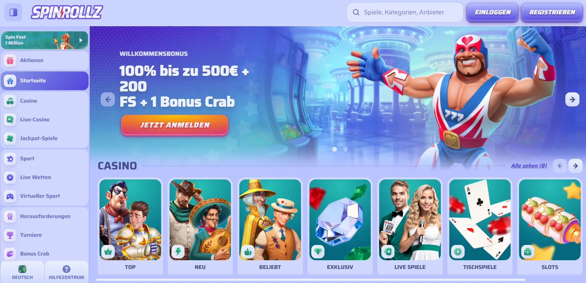 Online Casino ohne OASIS mit PayPal bezahlen – Spinrollz